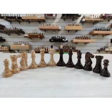 Шахматные фигуры Стаунтон из карельской березы