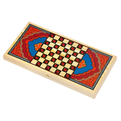 Нарды Синий узор средние 