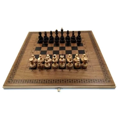 Шахматы нарды шашки Классика дуб