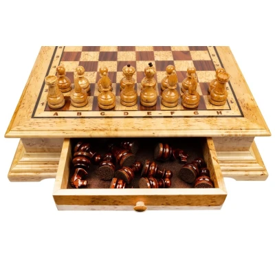 Шахматы Императорские карельская береза