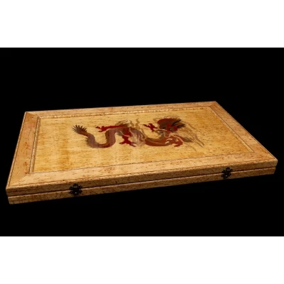 Нарды Пламенный Дракон (карельская береза)