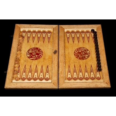 Нарды Пламенный Дракон (карельская береза)