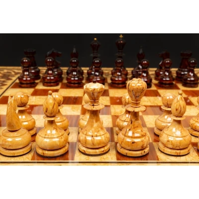 Шахматы Элитные (карельская береза)