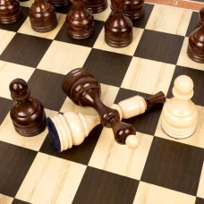 Шахматы Стаунтон Бастион венге