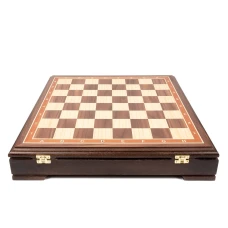 Шахматный ларец Стаунтон орех