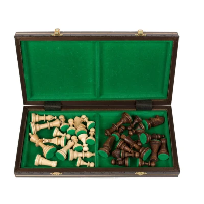 Шахматы деревянные Стаунтон 40 с утяжелением для детей и взрослых