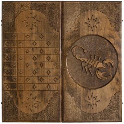 Нарды резные Скорпион Устян