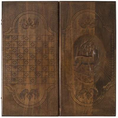 Нарды резные Олень