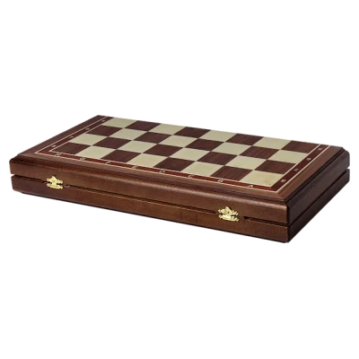 Шахматы Дебют Люкс орех большие