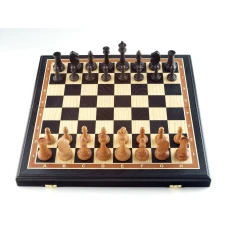 Шахматы Этюд мореный дуб большие