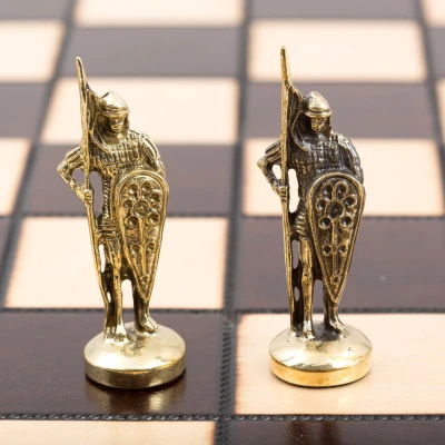 Шахматы подарочные Русские Бронза