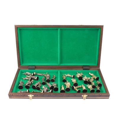 Шахматы подарочные Русские Бронза