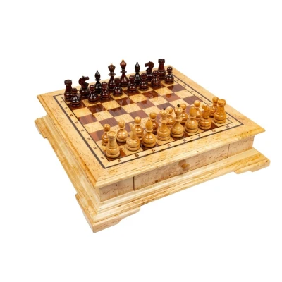 Шахматы Императорские карельская береза