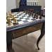 Шахматный стол из мореного дуба (без фигур)