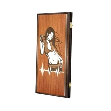 Нарды Девушка маркетри