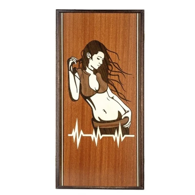 Нарды Девушка маркетри