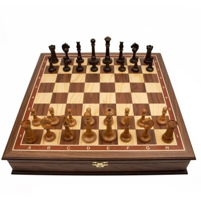 Шахматы ларец Элеганс орех