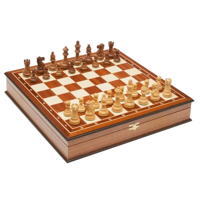 Шахматы ларец Эндшпиль махагон большие