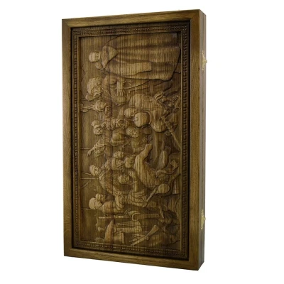 Нарды Казаки патинированный дуб