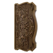 Нарды Герб РФ резные бук