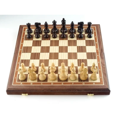 Шахматы Гамбит орех большие