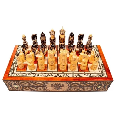 Шахматы резные Немцы складные большие