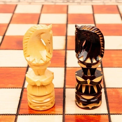 Шахматы резные Немцы складные большие