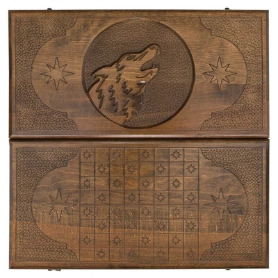 Нарды резные Волк, Устян