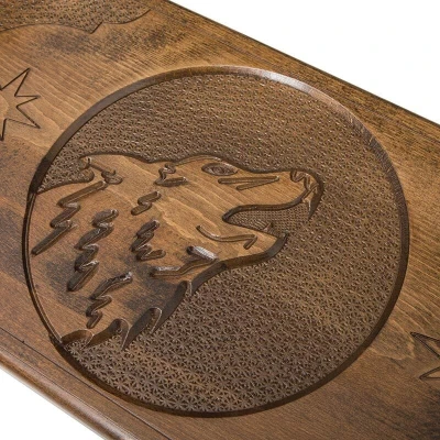 Нарды резные Волк, Устян