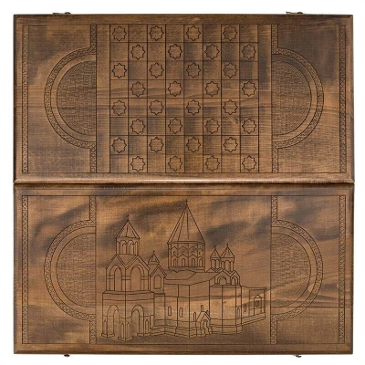 Нарды резные Церковь 1, Устян