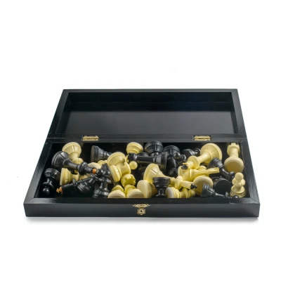 Шахматы Айвенго чёрно-золотые