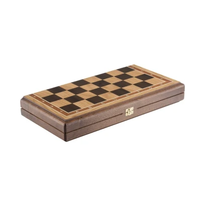 Шахматная доска складная Турнирная из дуба 40 см без фигур