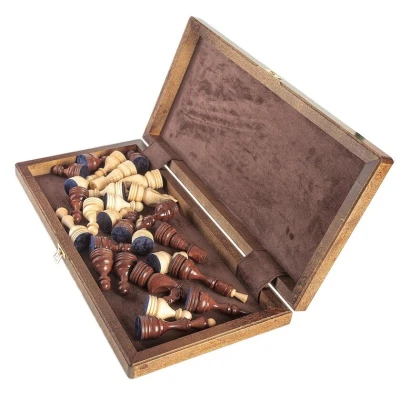 Шахматы Бастион орех средние