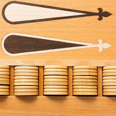 Нарды подарочные Зебра