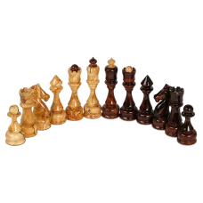 Шахматный стол берёзовый кап