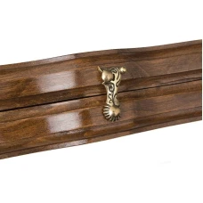 Нарды резные Летящий Орел с ручкой большие, Haleyan