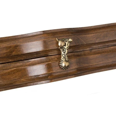 Нарды резные Летящий Орел с ручкой большие, Haleyan