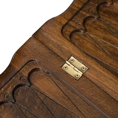 Нарды резные Корабль с ручкой большие, Haleyan