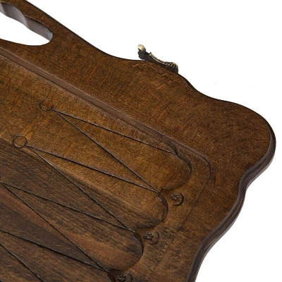 Нарды резные Корабль с ручкой большие, Haleyan