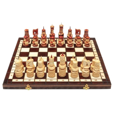 Шахматы резные Круглые щиты