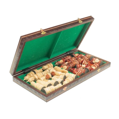 Шахматы резные Круглые щиты