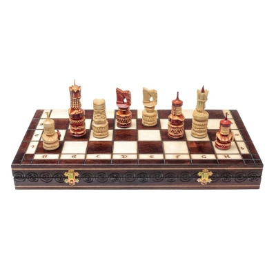 Шахматы резные Круглые щиты