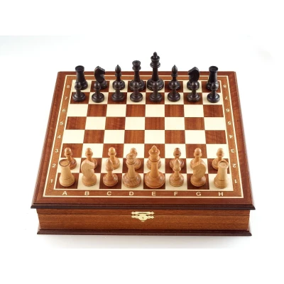 Шахматы ларец Этюд махагон средние