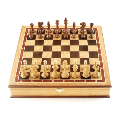 Шахматы ларец Эндшпиль дуб большие