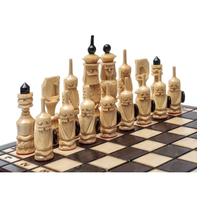 Шахматы резные Ледовая битва