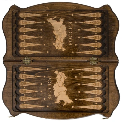 Нарды резные Мощь России