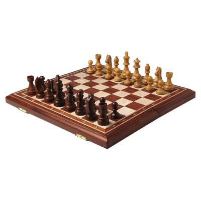 Шахматы Дебют махагон средние