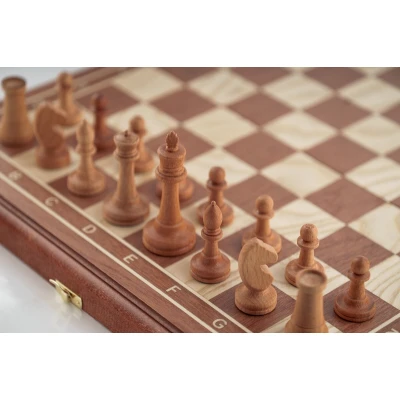 Шахматы Этюд махагон малые