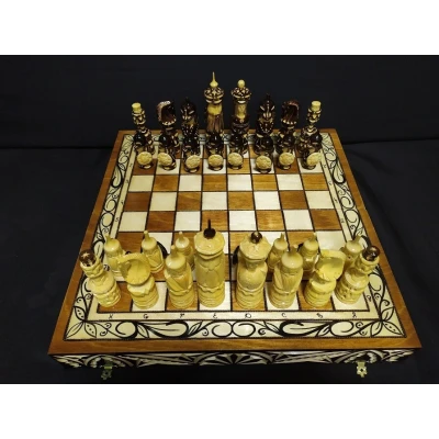 Шахматы резные Немцы складные средние