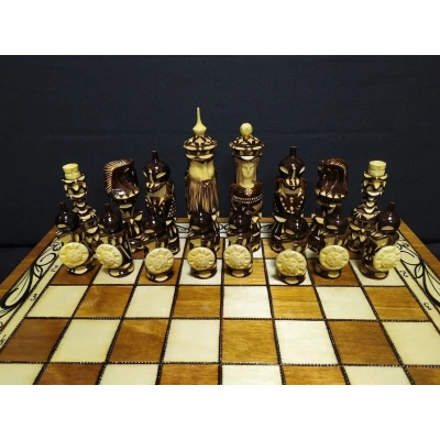 Шахматы резные Немцы складные средние